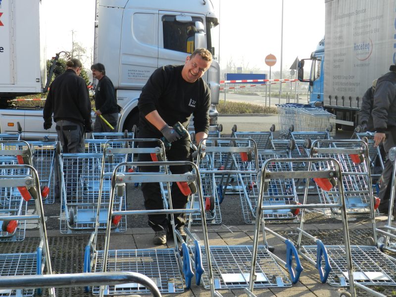 ремонт покупательских тележек